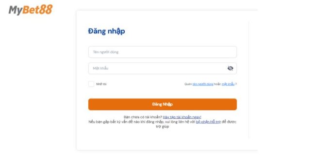 Cách giải quyết khi quên mật khẩu để truy cập Mybet88 dễ dàng