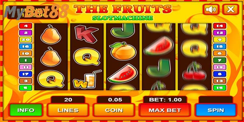 Kinh nghiệm chơi slot game hoa quả dễ ăn tiền